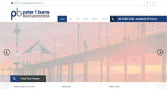Desktop Screenshot of peterfburns.com.au